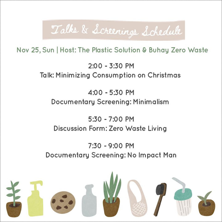 NOVEMBER 25, 2018 TALK : ZERO WASTE LIVING